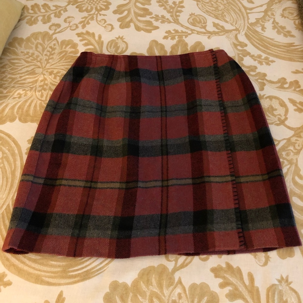 Vintage Bushwacker Wool Blend Wrap Skirt